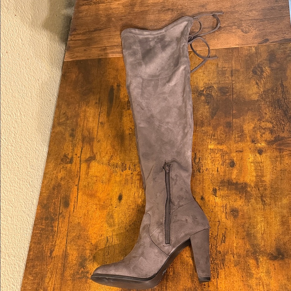 a new day Gray Over the Knee Boots